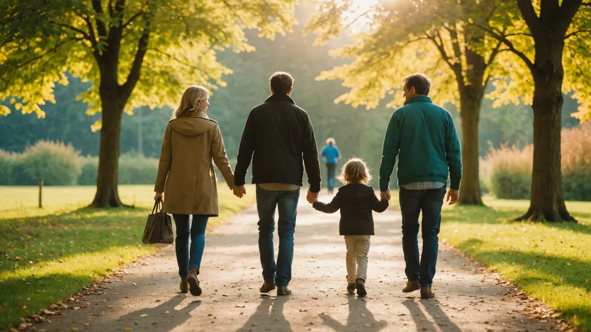 Family comparing dependent benefits coverage choices